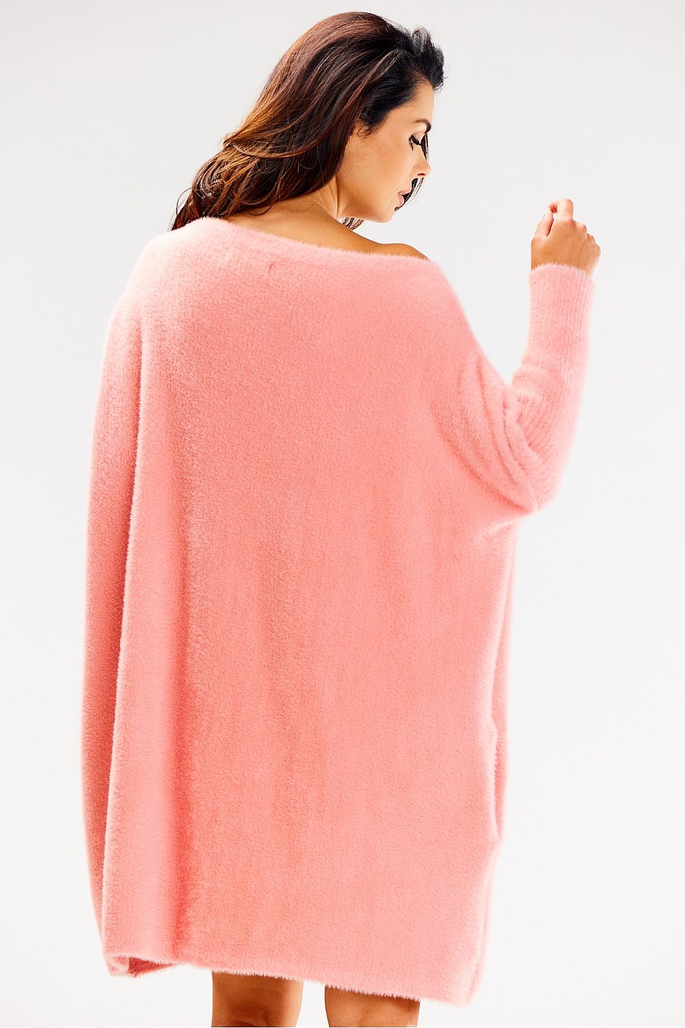   Sweter Damski Model A618 Pink - awama 