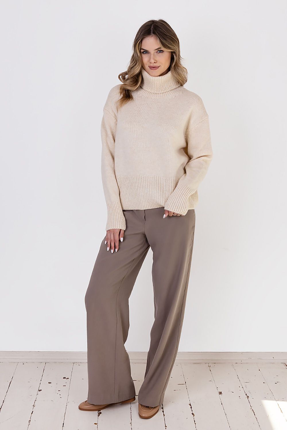   Golf Damski Model SWE291 Beige - MKM 