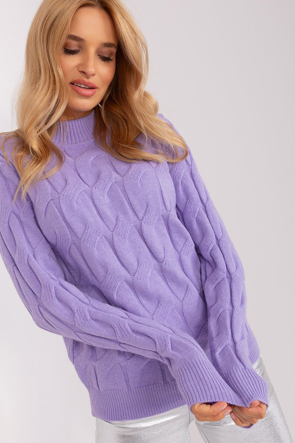  Sweter Damski Model AT-SW-2235.00P Light Violet - AT 