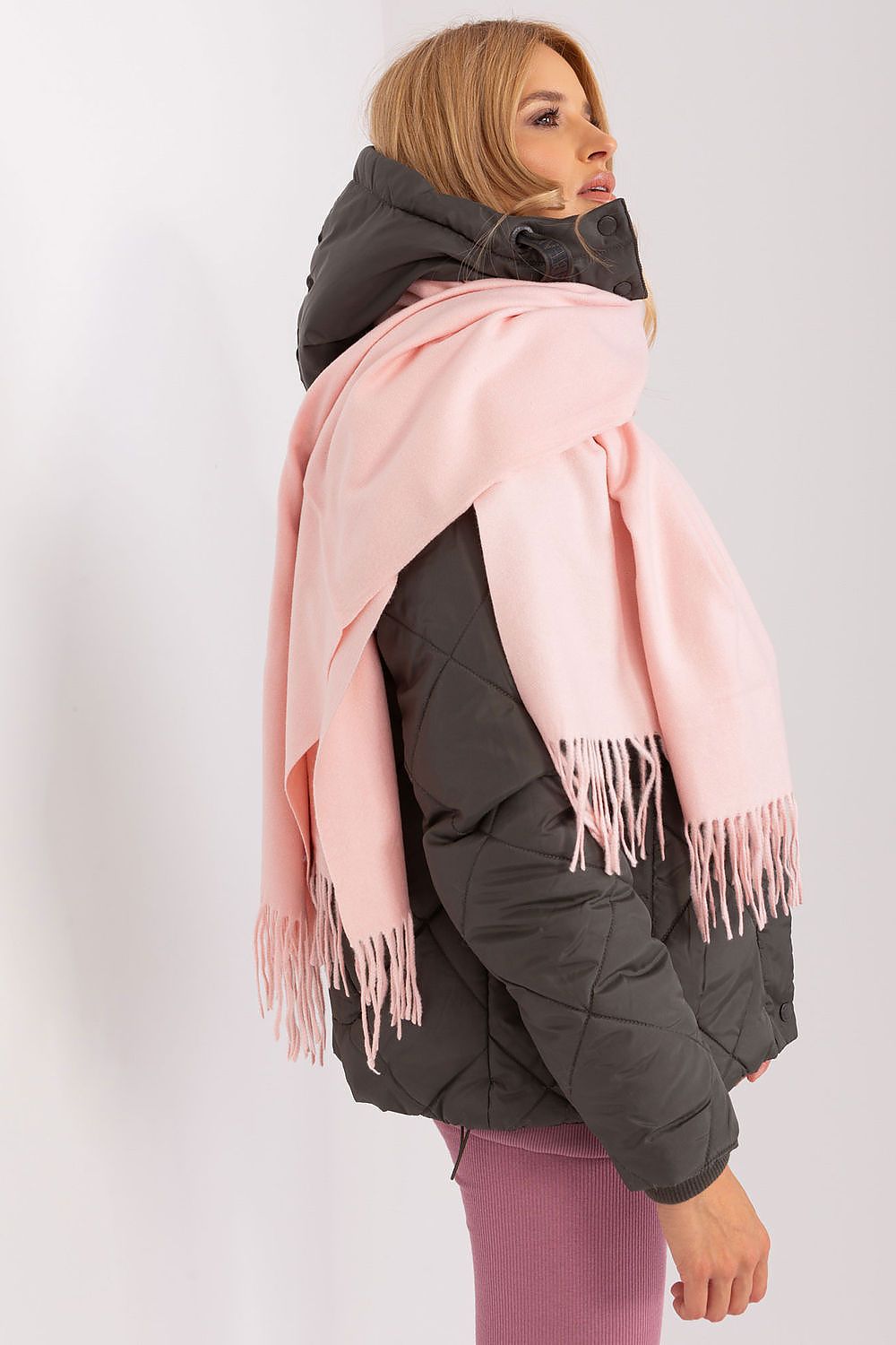   Szalik Model AT-SZ-23185.90P Light Pink - AT 
