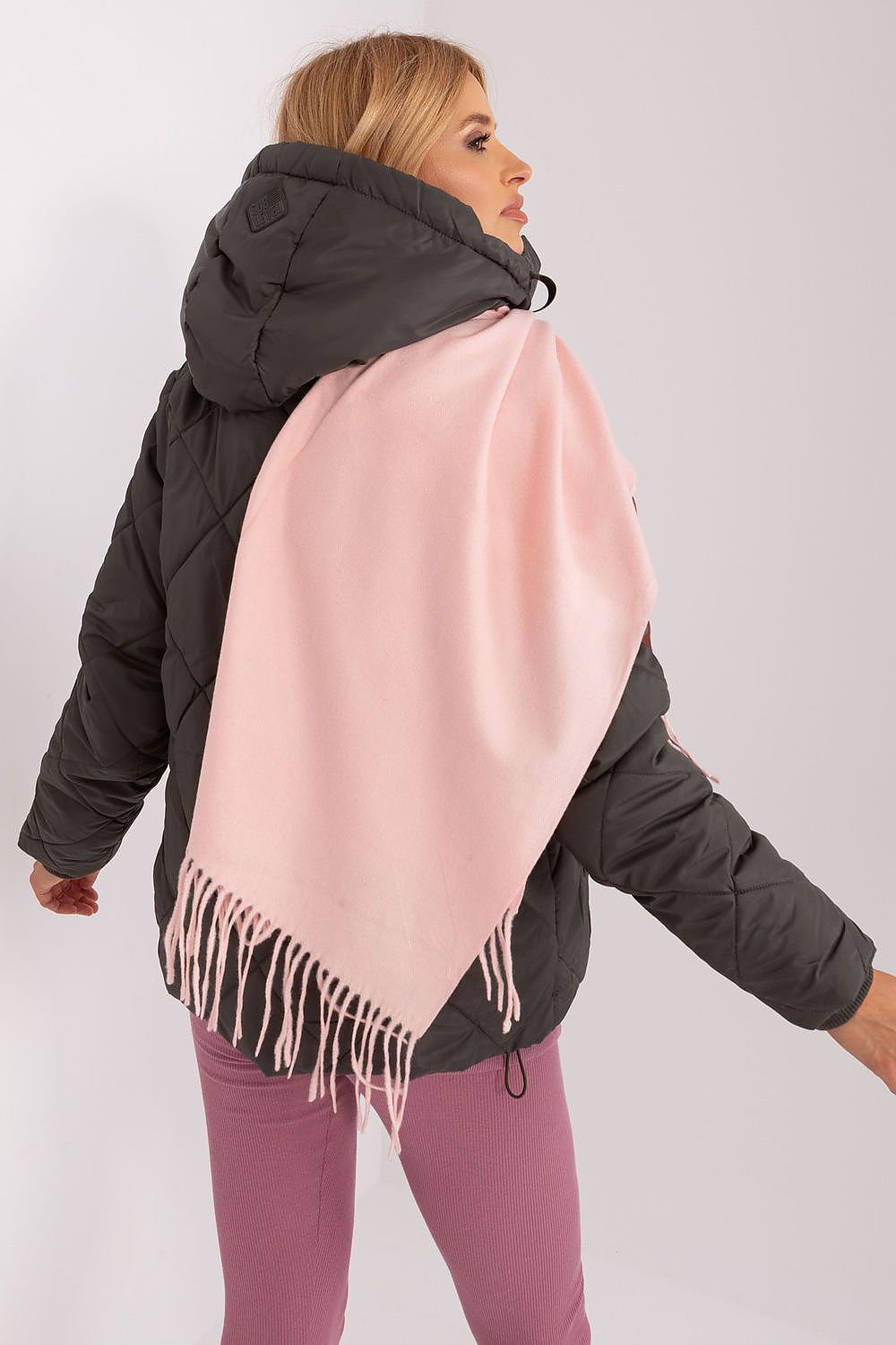   Szalik Model AT-SZ-23185.90P Light Pink - AT 