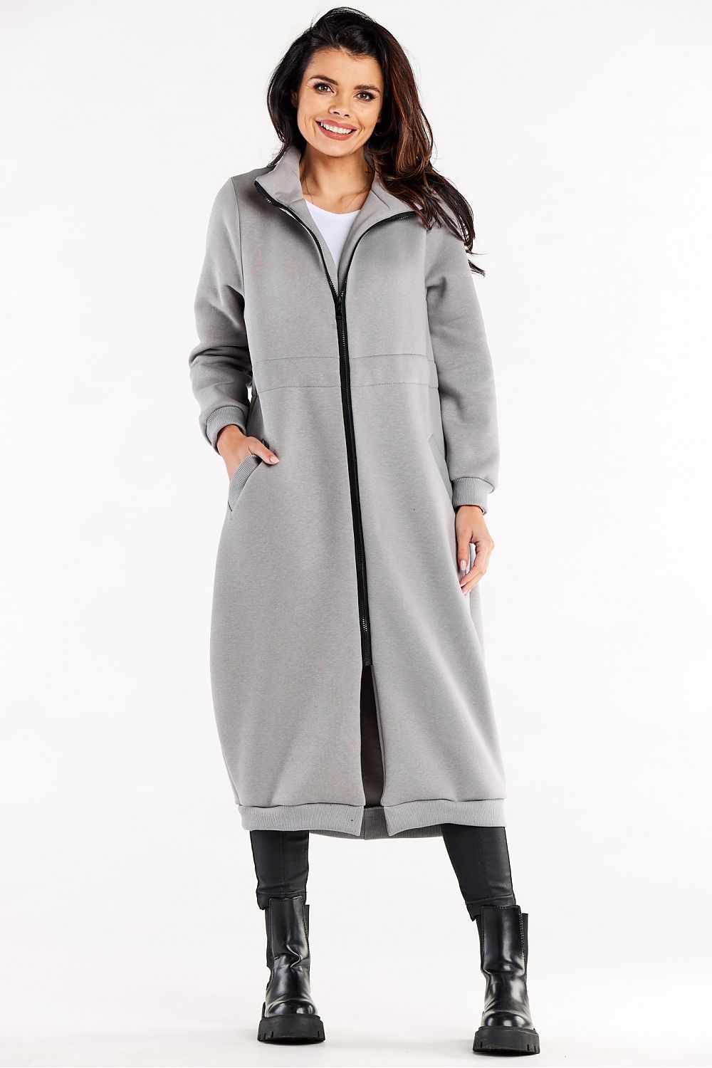   Bluza Damska Model M326 Grey - Infinite You 