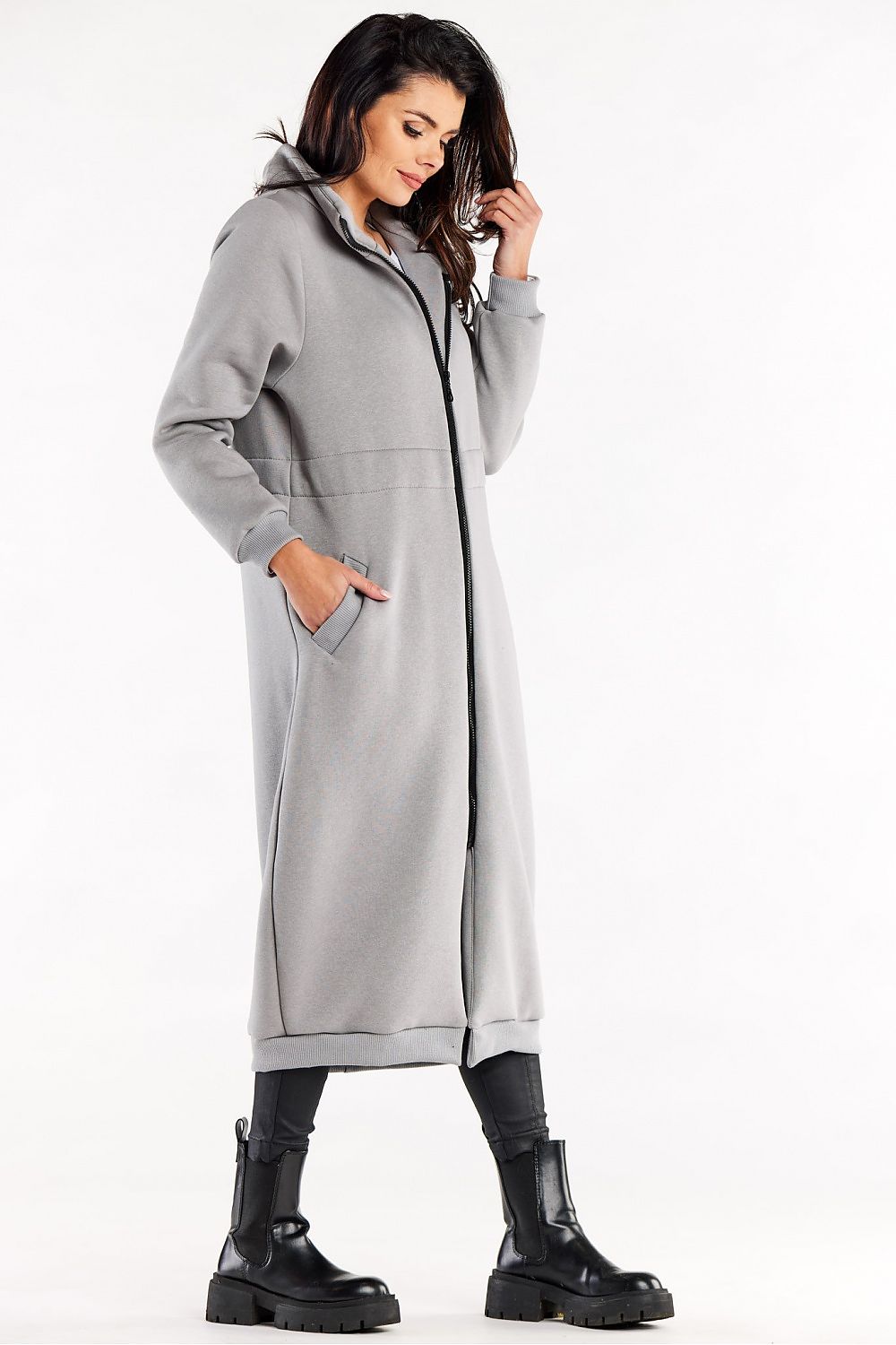   Bluza Damska Model M326 Grey - Infinite You 
