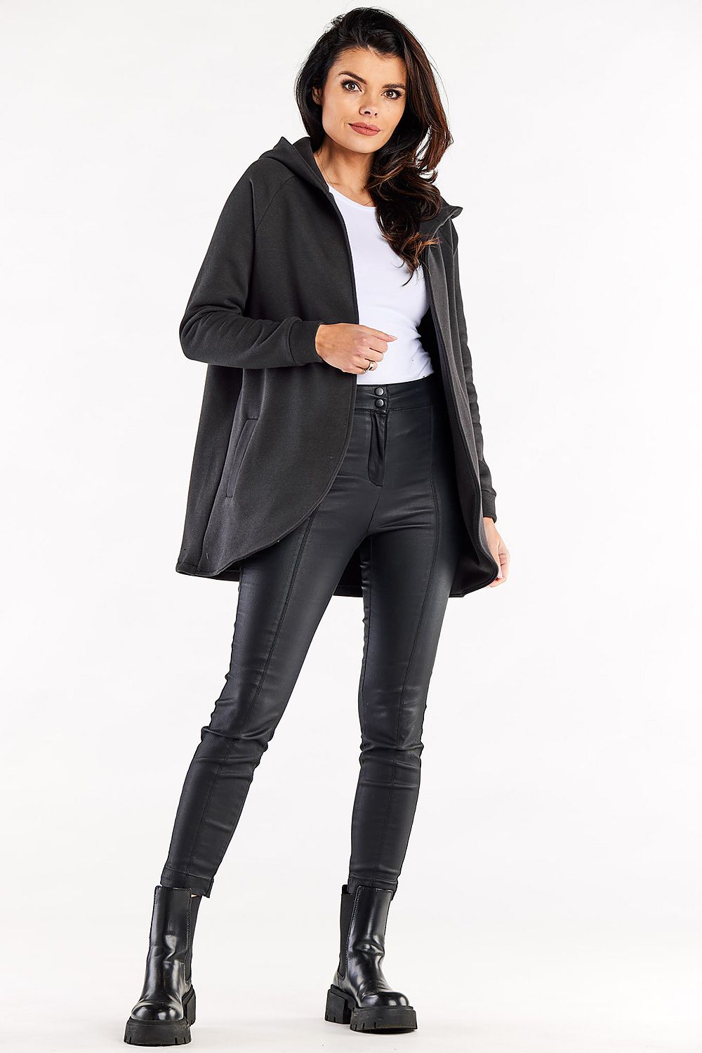  Bluza Damska Model M327 Grafit - Infinite You 