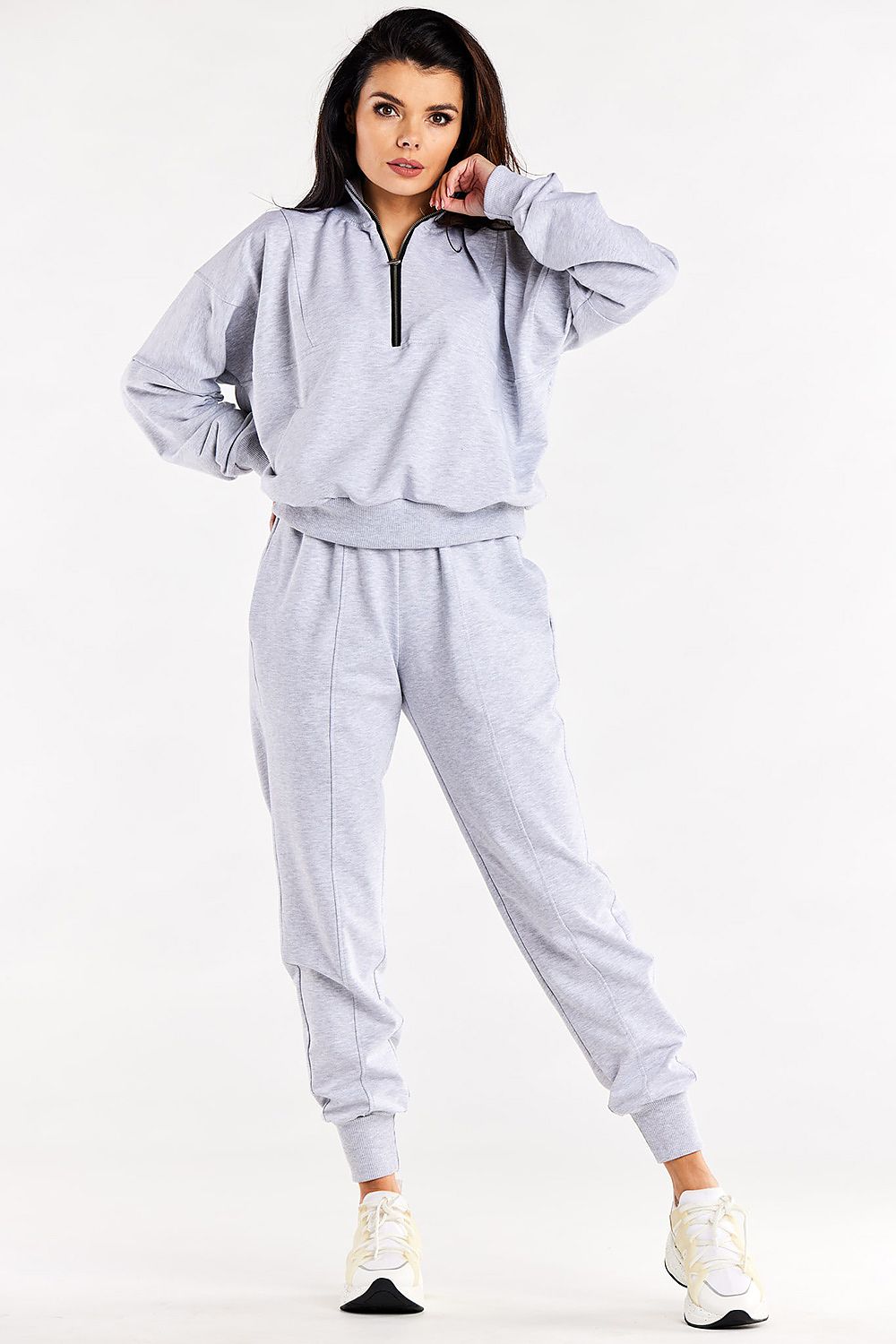   Bluza Damska Model M316 Grey - Infinite You 