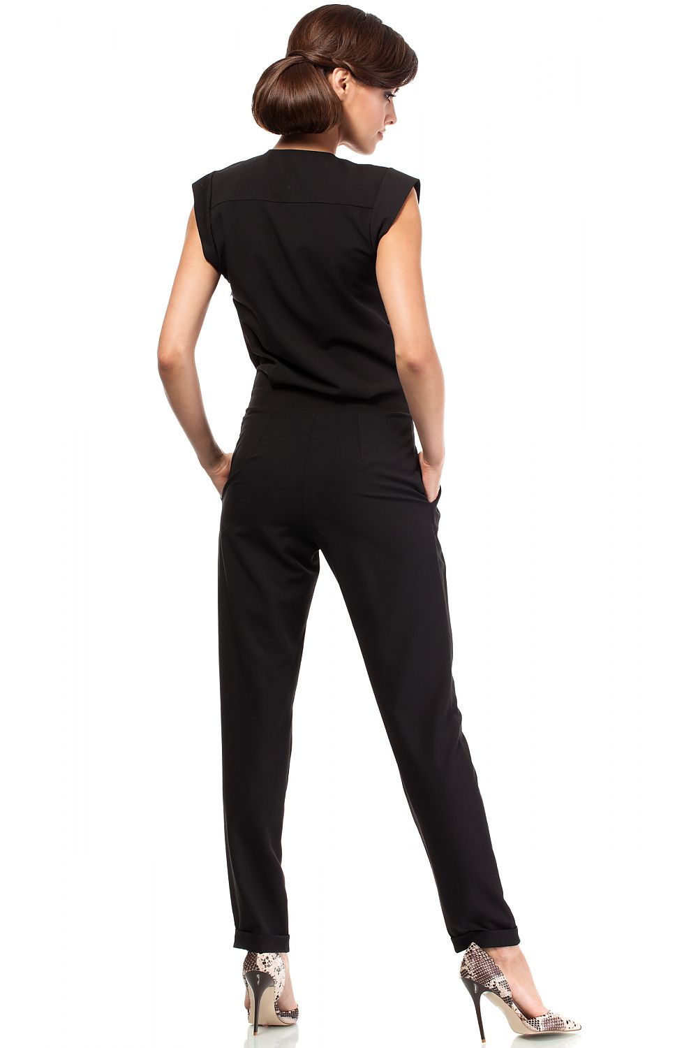   Kombinezon Damski Model MOE196 Black - Moe 