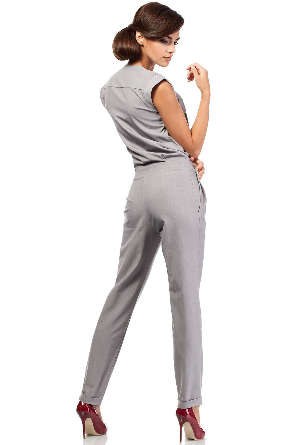  Kombinezon Damski Model MOE196 Grey - Moe 