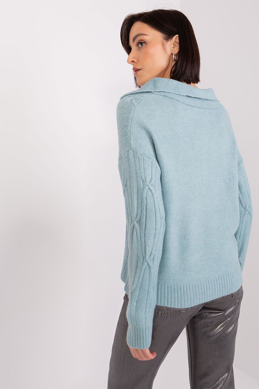   Sweter Damski Model AT-SW-2349-2.96 Mint - AT 