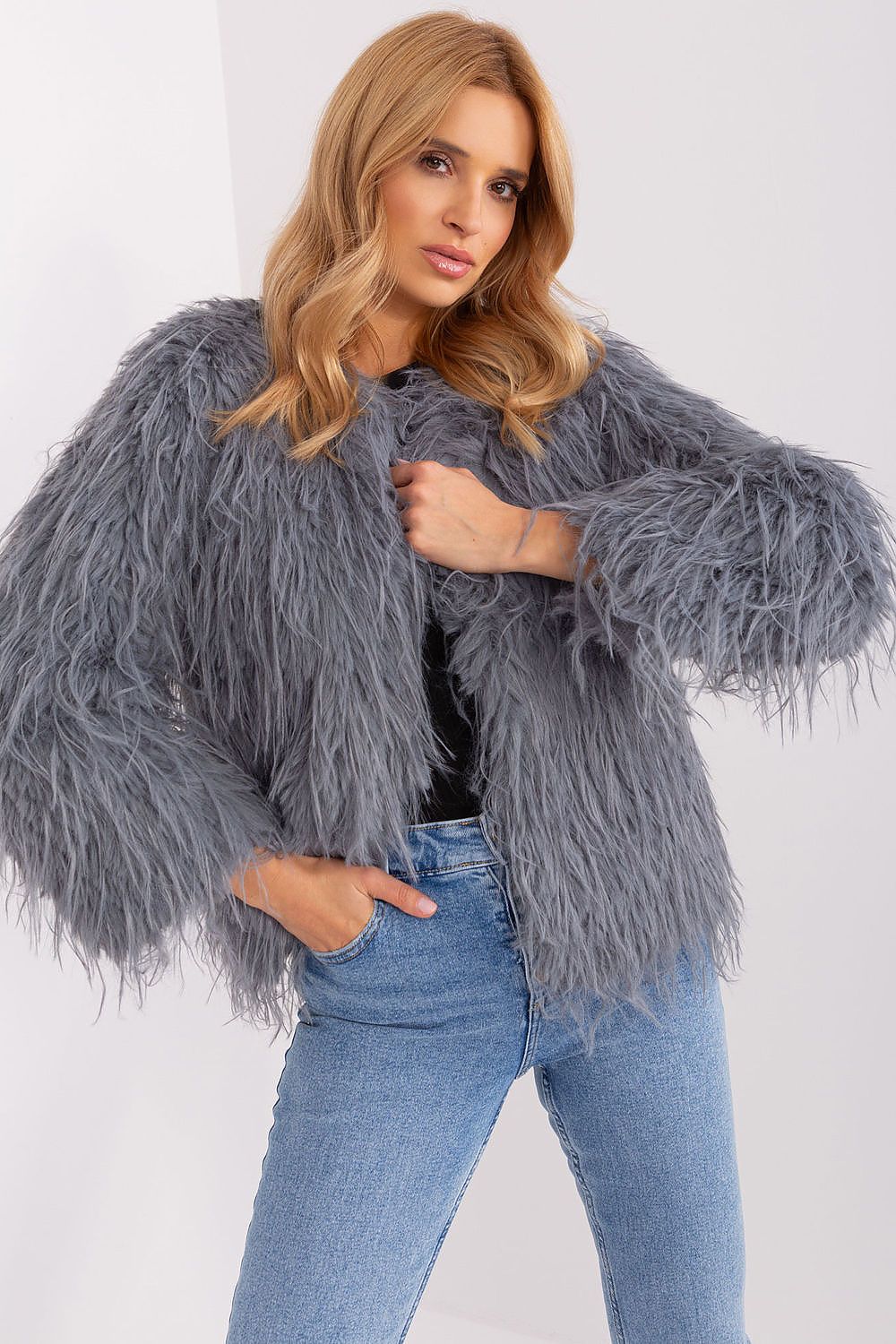   Kurtka Damska Model AT-KR-2359.96P Grey - AT 