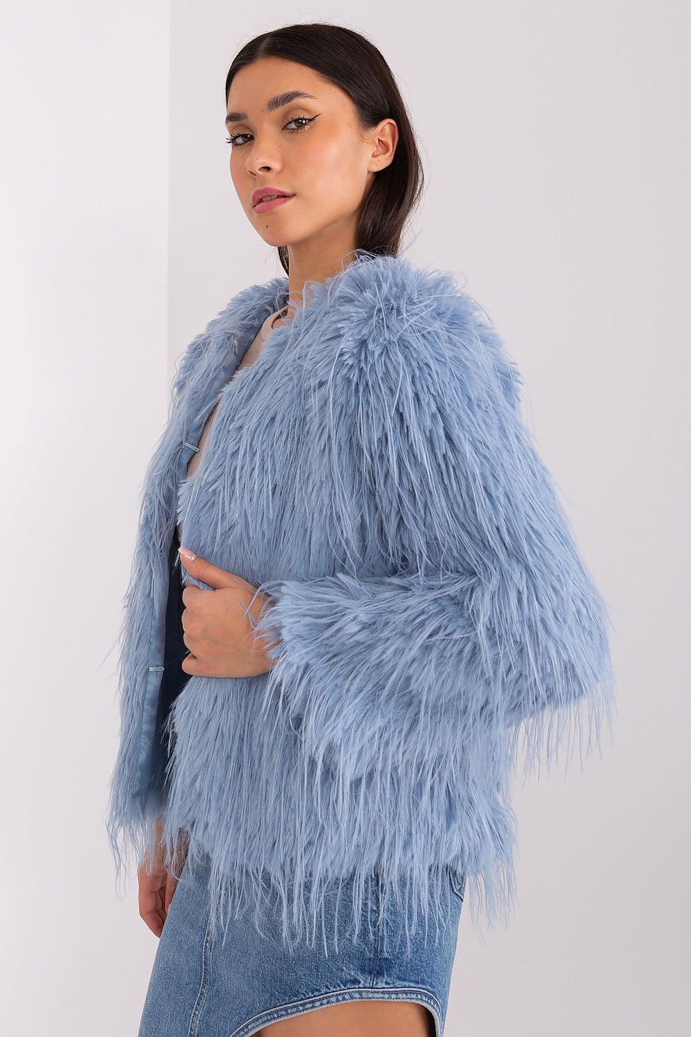   Kurtka Damska Model AT-KR-2359.96P Grey/Blue - AT 