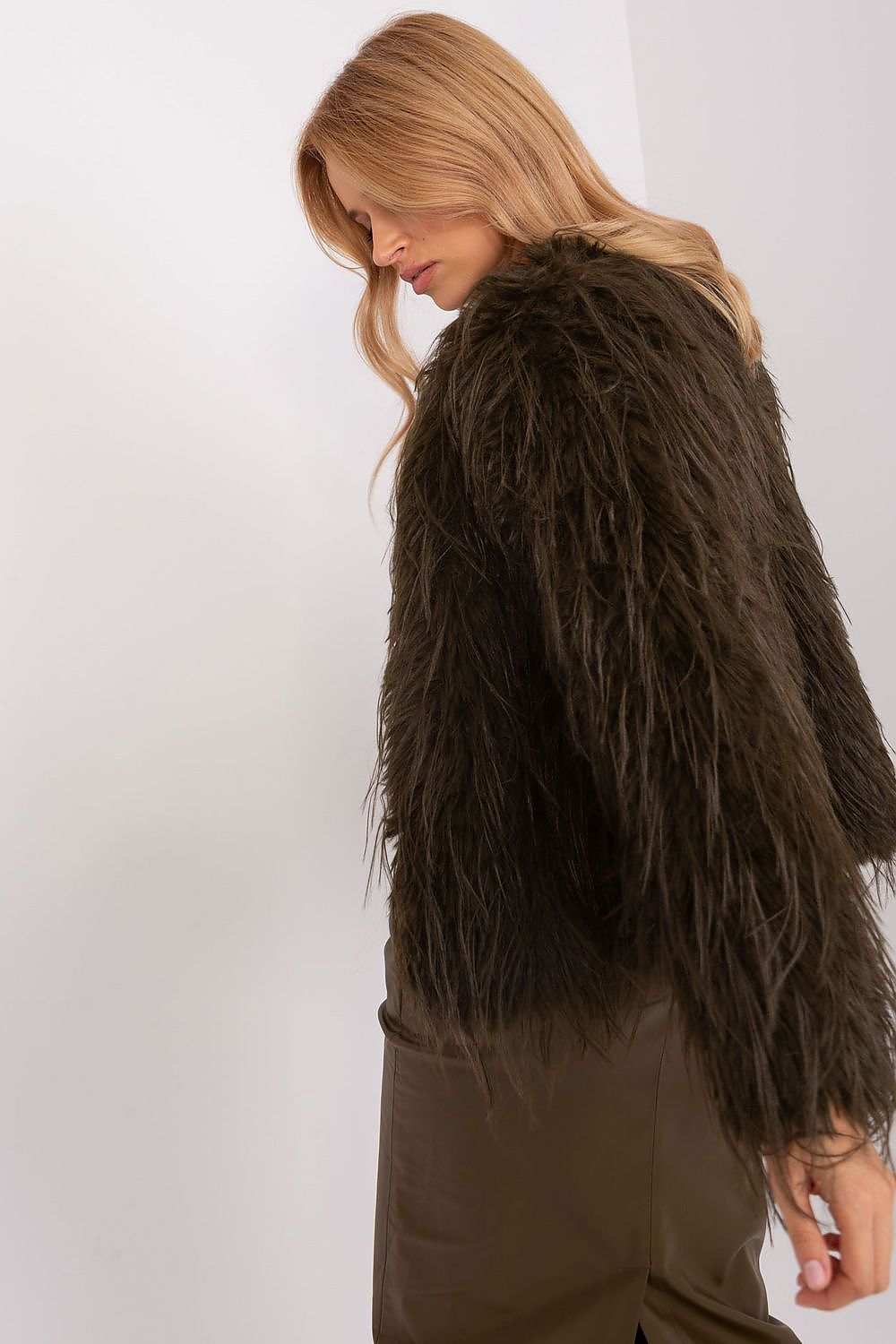   Kurtka Damska Model AT-KR-2359.96P Khaki - AT 