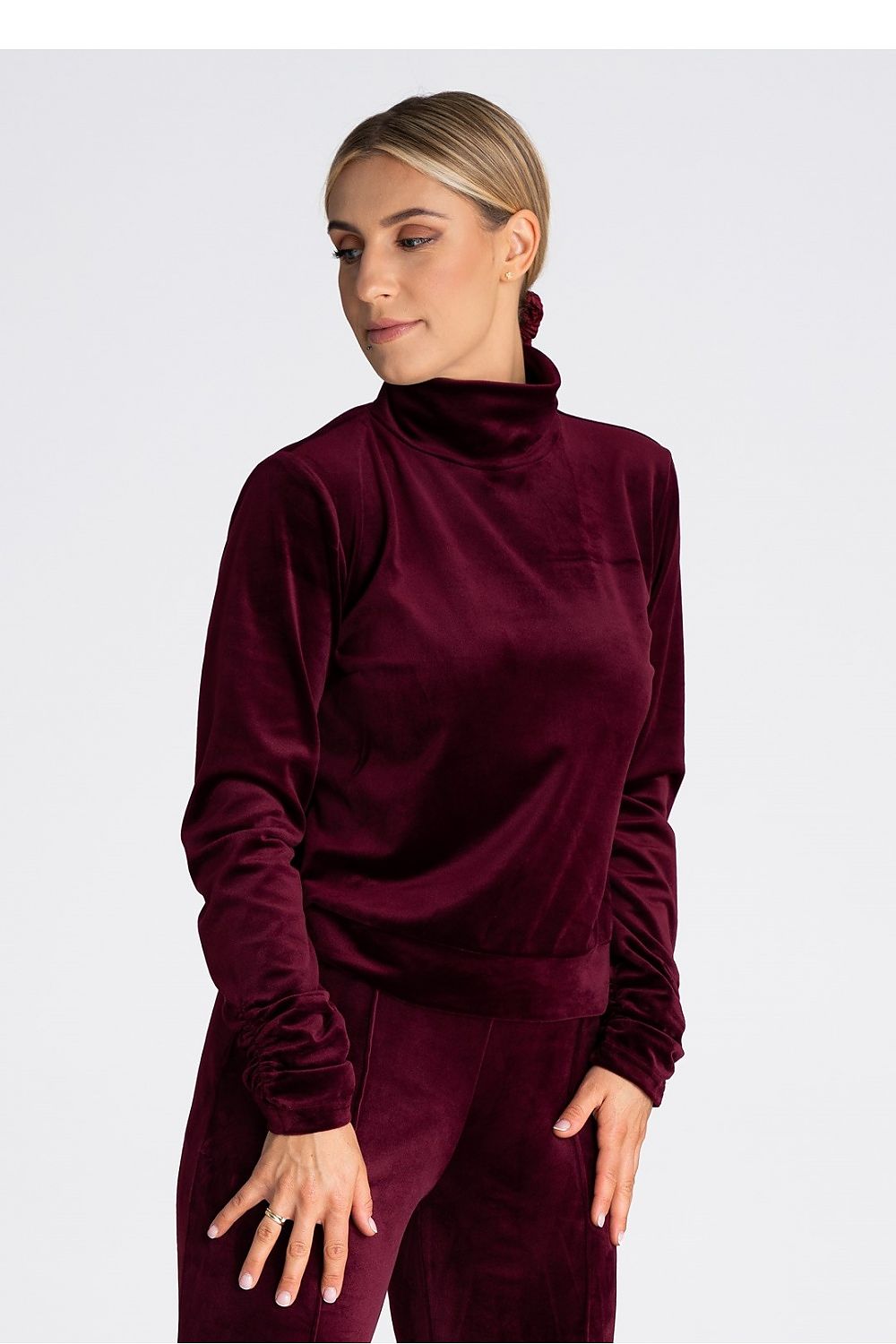   Bluza Damska Model M967 Bordo - Figl 