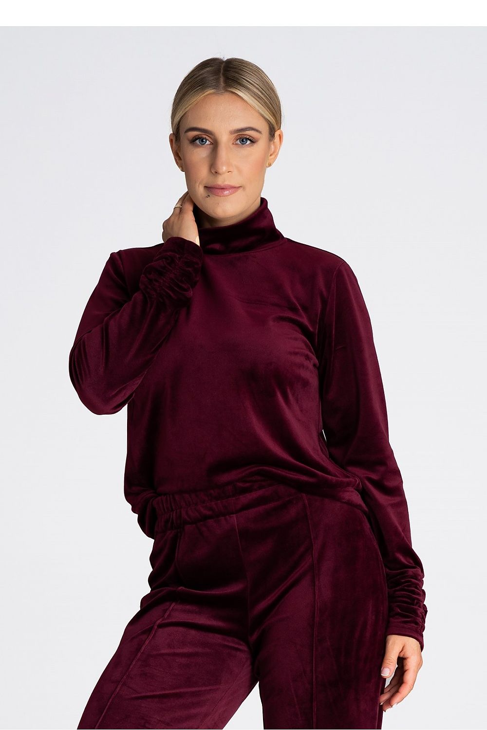  Bluza Damska Model M967 Bordo - Figl 