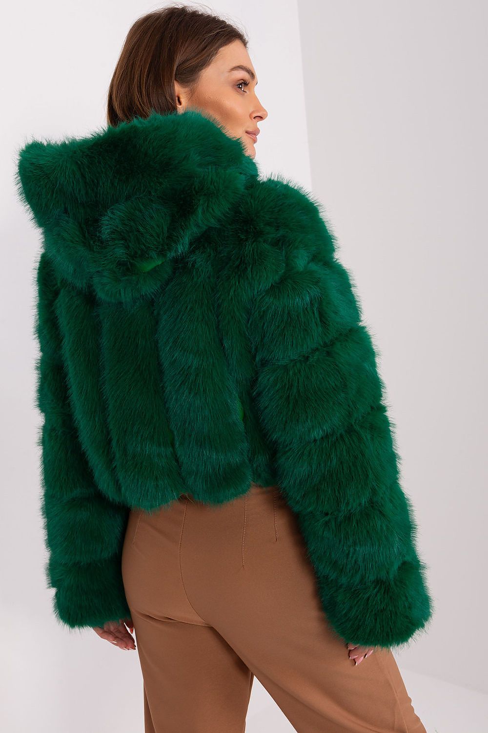   Kurtka Damska Model AT-KR-2378.96P Dark Green - AT 