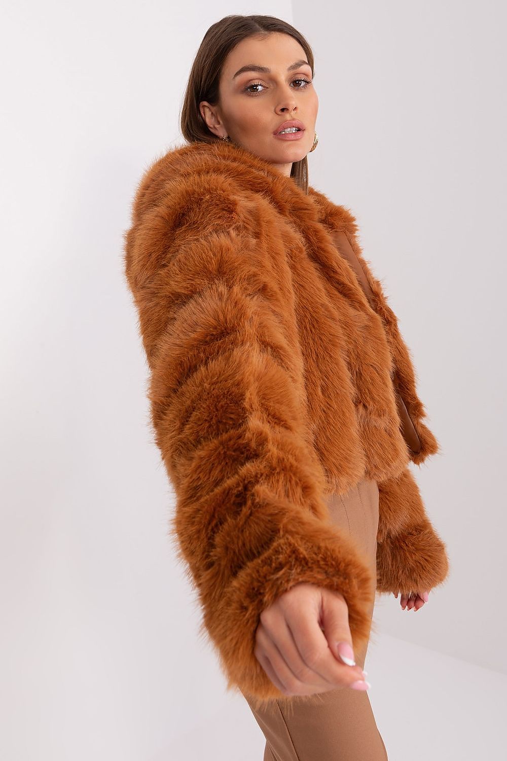   Kurtka Damska Model AT-KR-2378.96P Light Brown - AT 