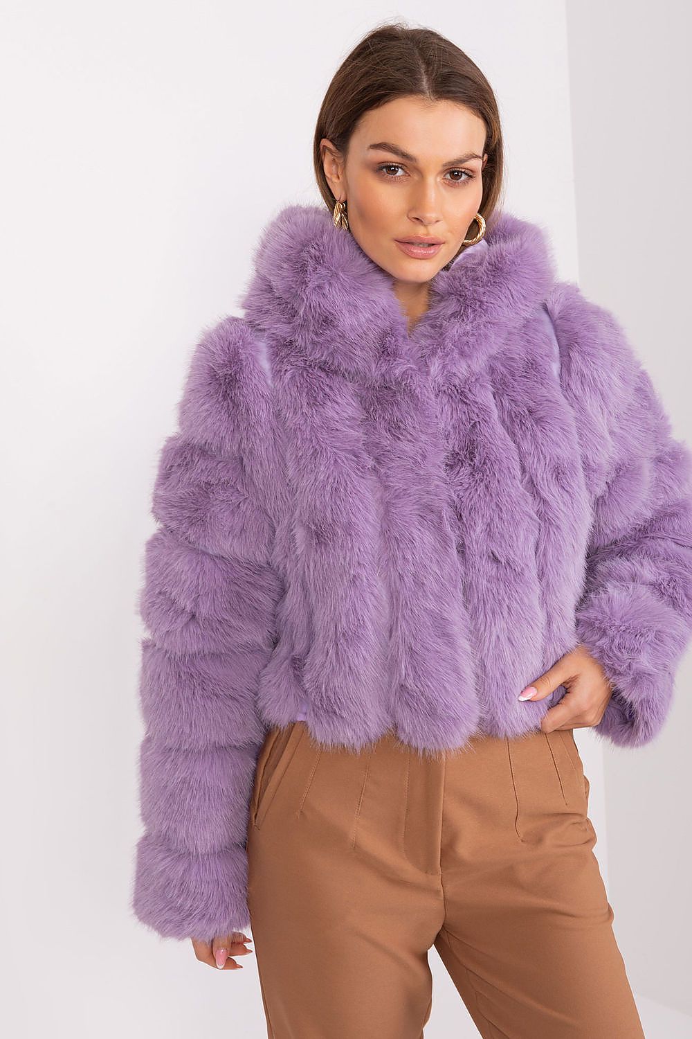   Kurtka Damska Model AT-KR-2378.96P Light Violet - AT 