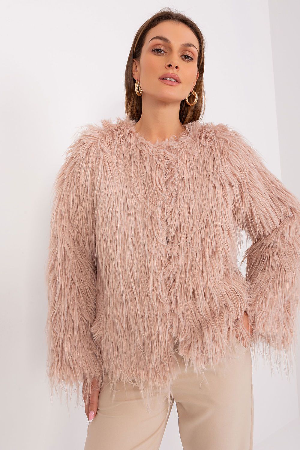   Kurtka Damska Model AT-KR-2359.96P Dark Pink - AT 