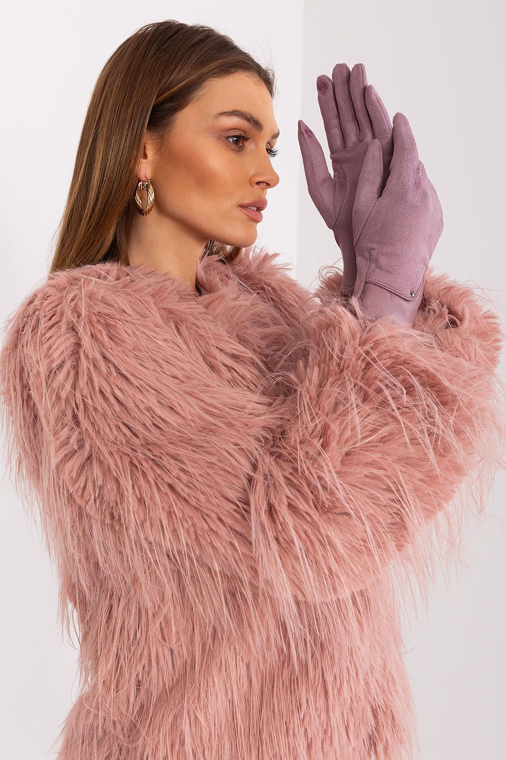   Rękawiczki Model AT-RK-239507.61P Violet - AT 