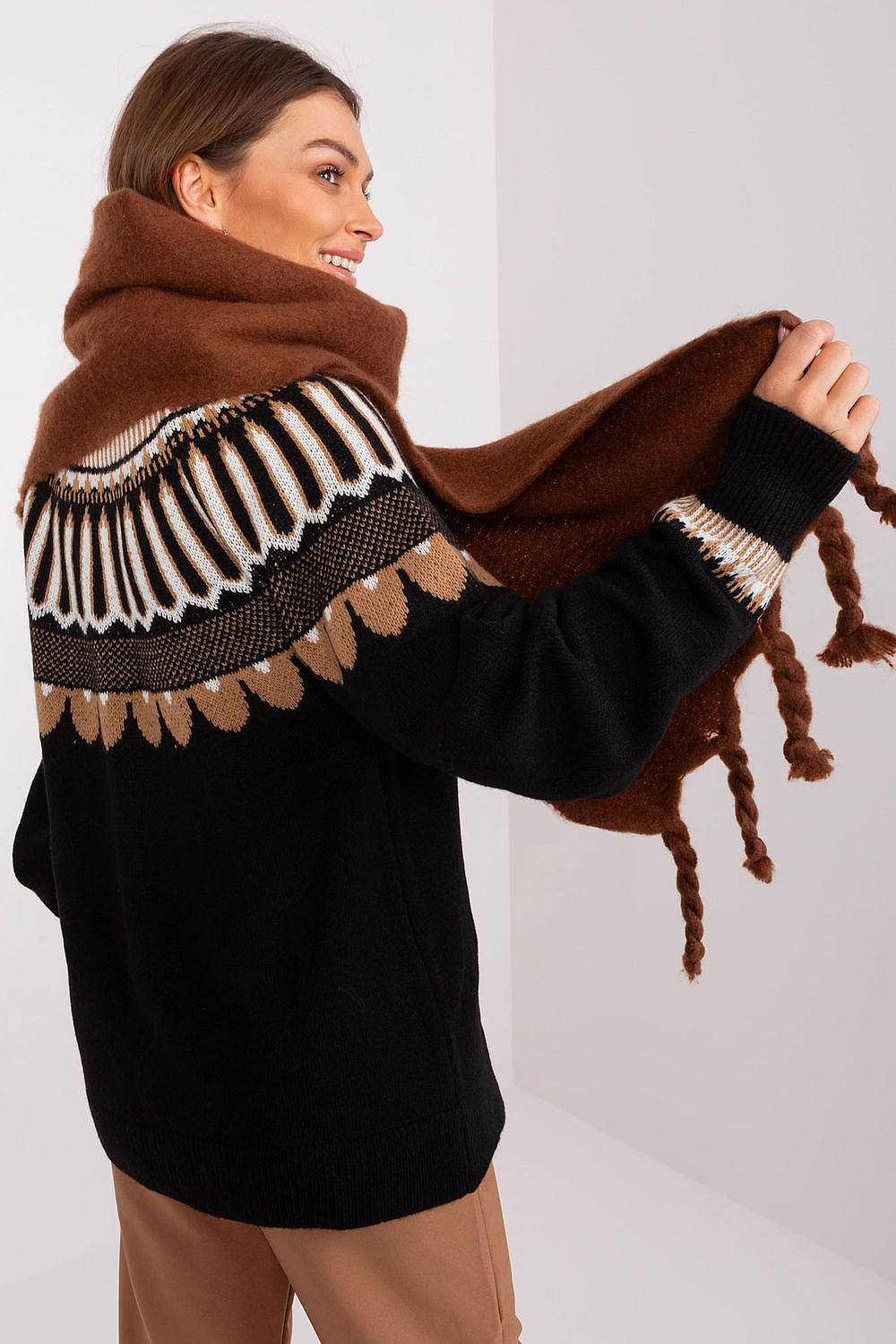   Szalik Model AT-SZ-2313502.76P Brown - AT 