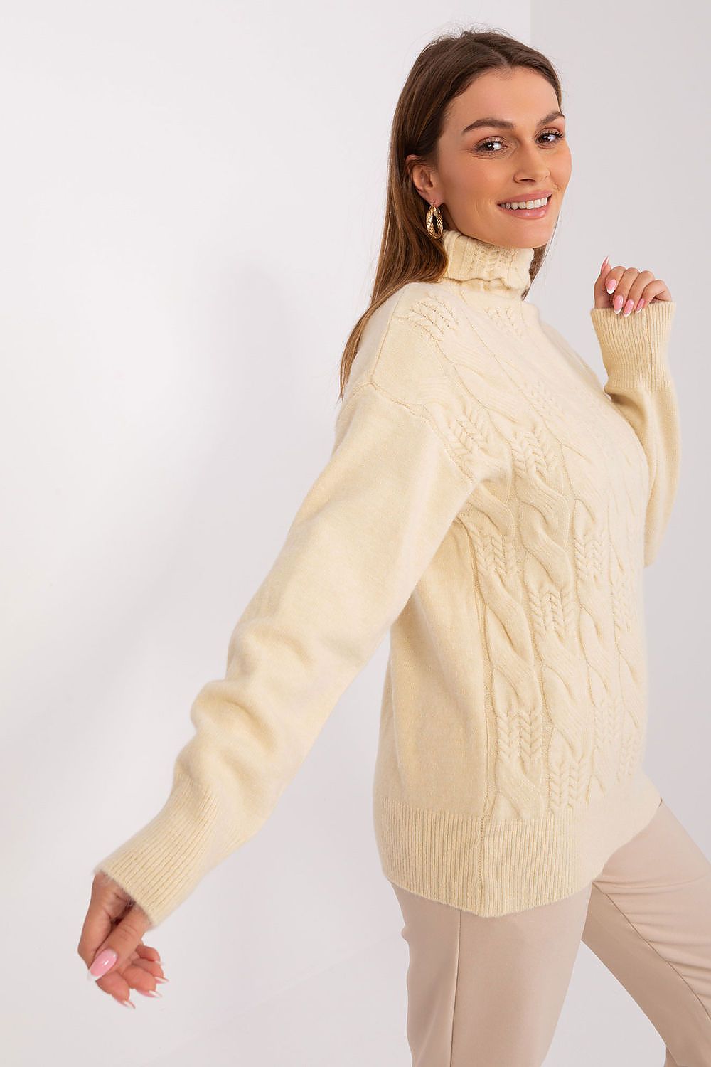   Golf Damski Model AT-SW-23401.97P Light Beige - AT 