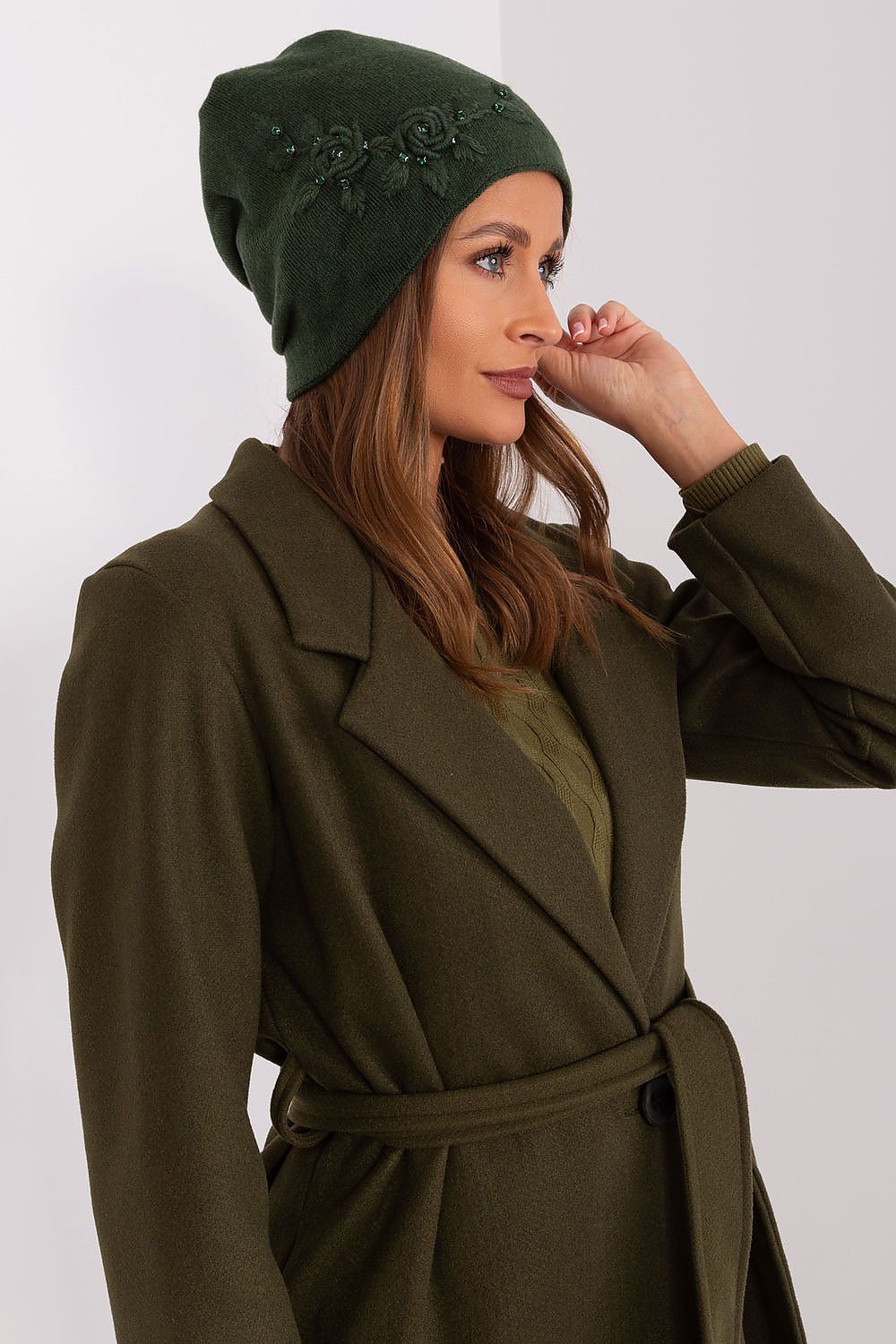   Czapka Model AT-CZ-2329.76 Dark Green - AT 