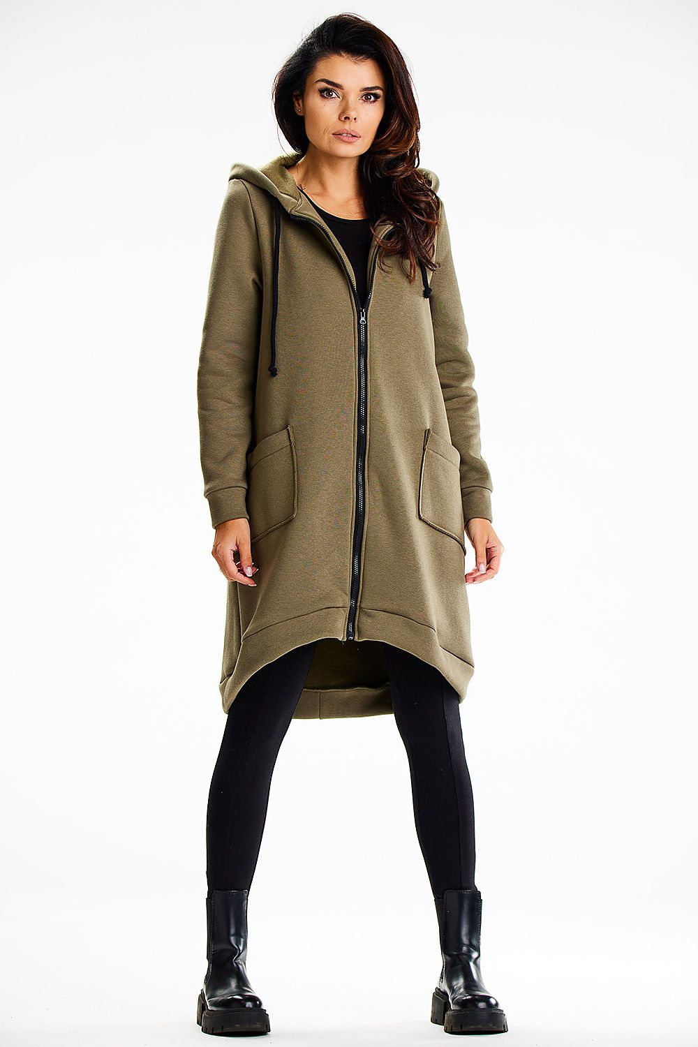   Bluza Damska Model M334 Khaki - Infinite You 
