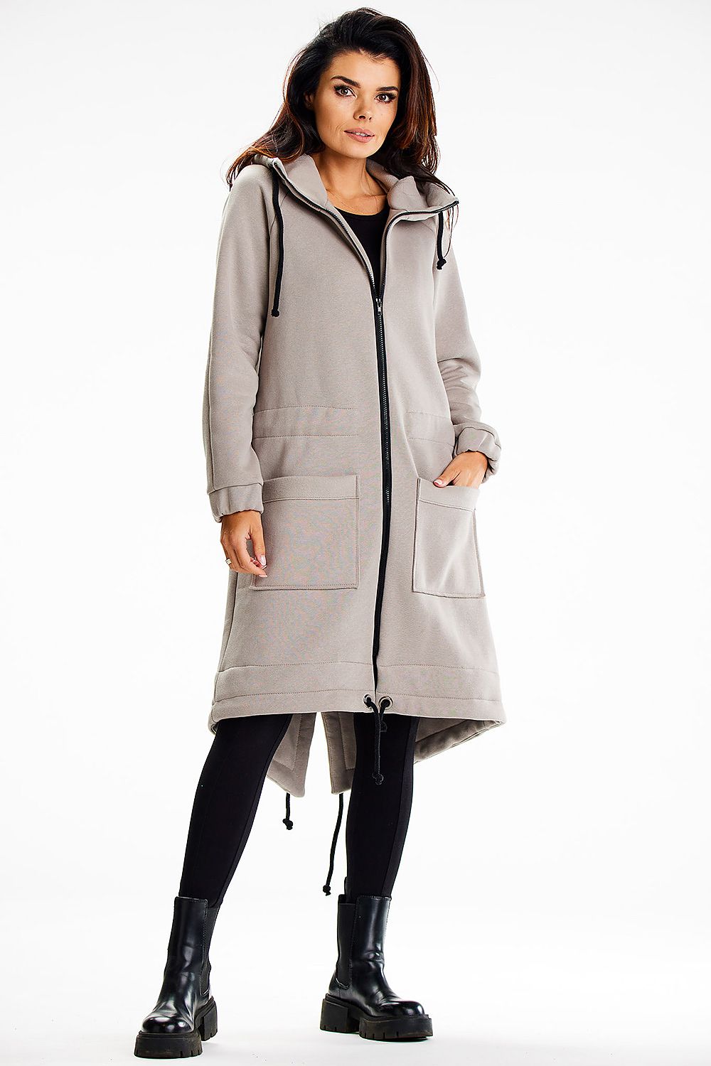  Bluza Damska Model M334 Grey - Infinite You 