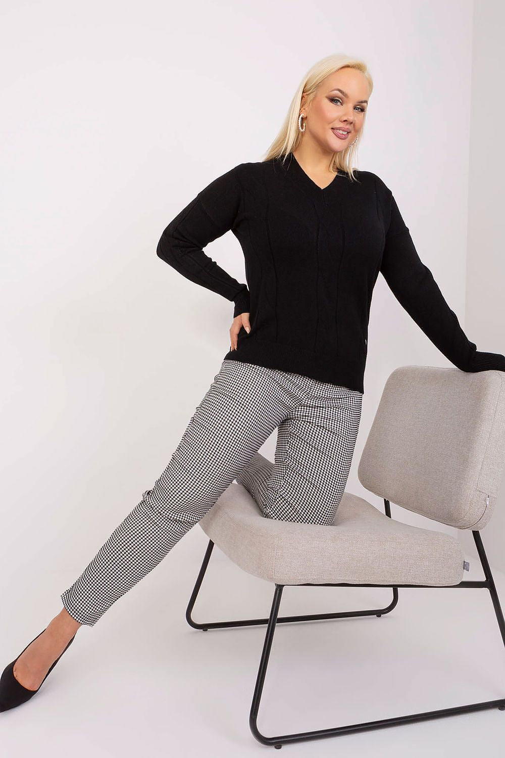   Sweter Damski Model PM-SW-PM688.64 Black - Factory Price 