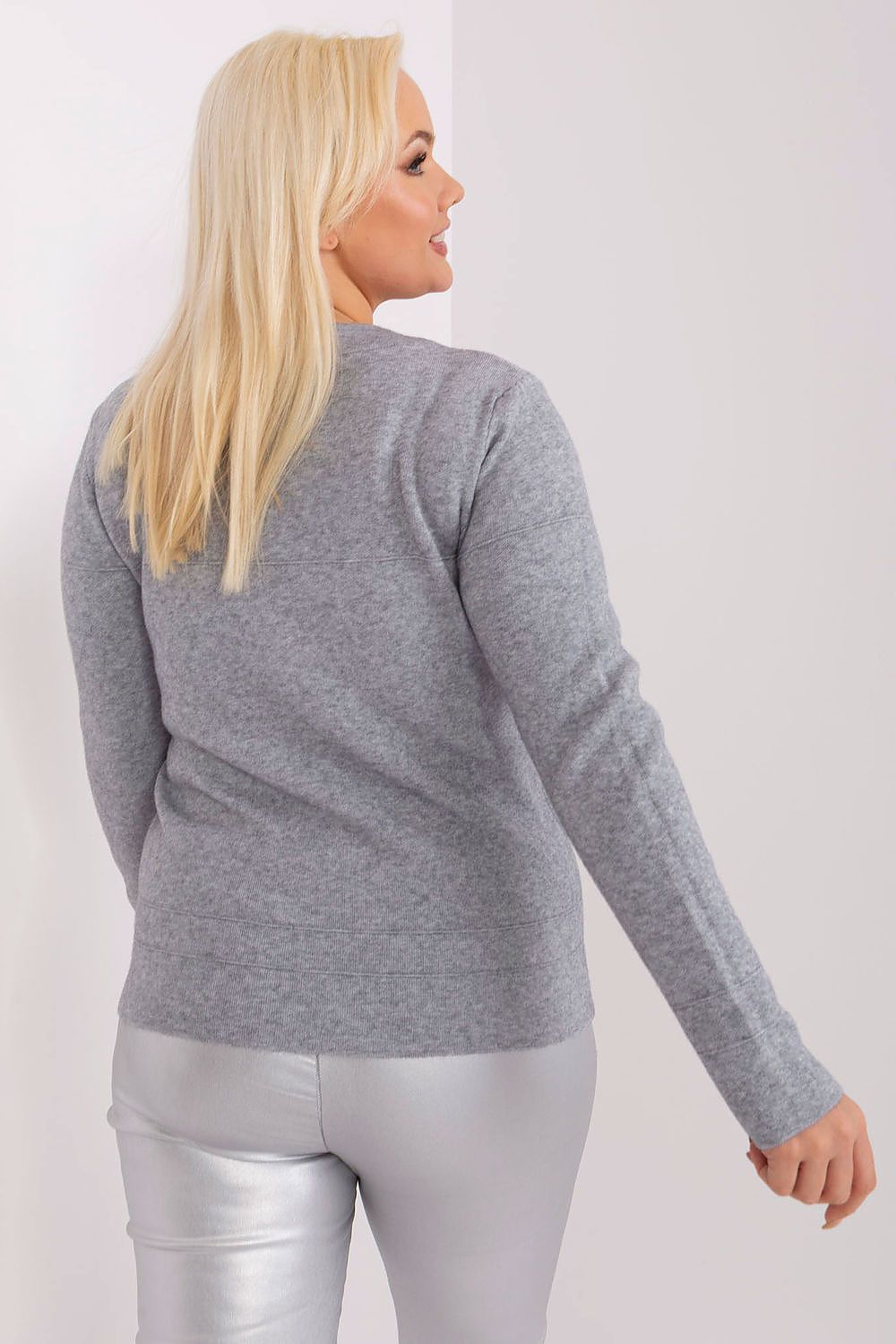   Sweter Damski Model PM-SW-PM-3706.10X Grey - Factory Price 