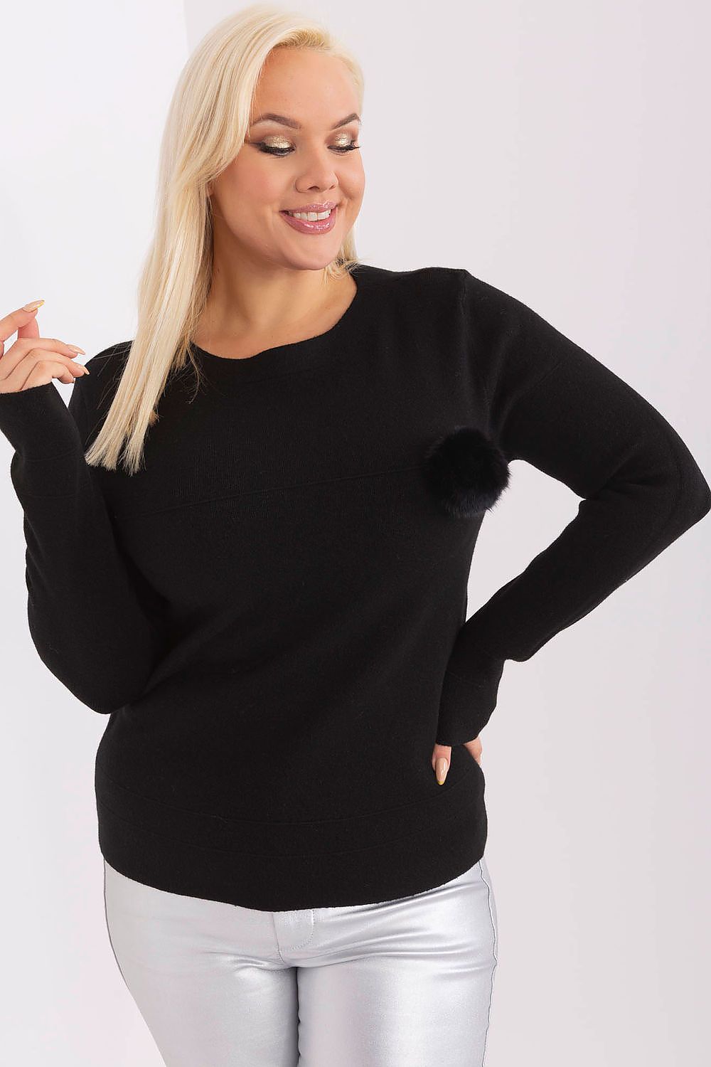  Sweter Damski Model PM-SW-PM-3706.10X Black - Factory Price 