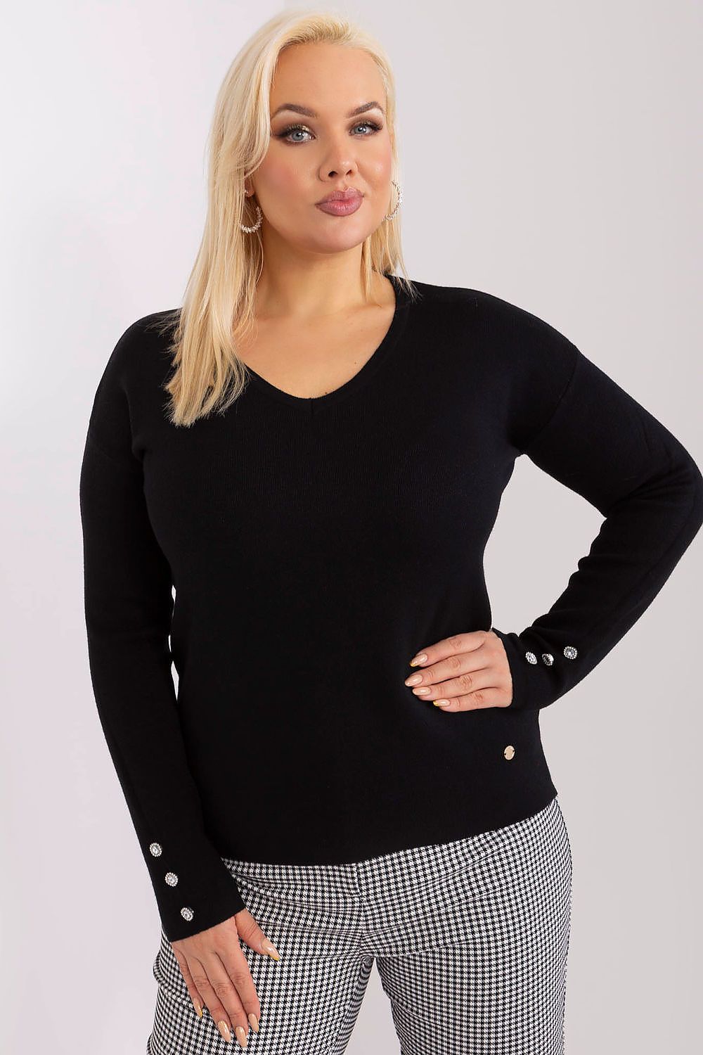   Sweter Damski Model PM-SW-PM1020.12P Black - Factory Price 