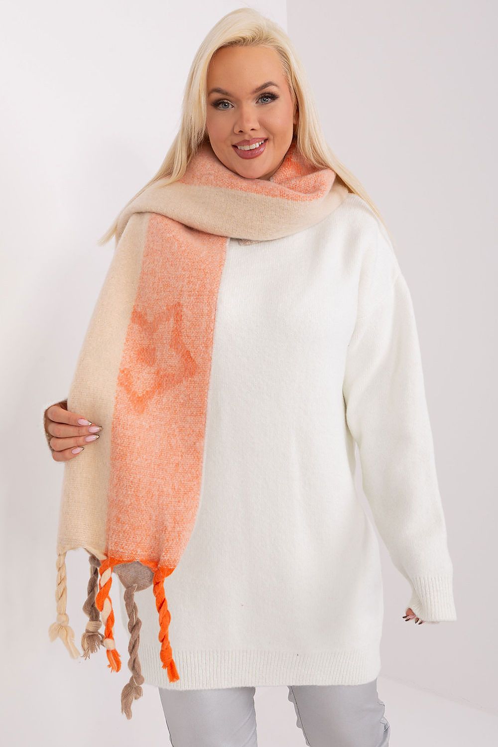   Szalik Model AT-SZ-2316.01P Light Grey - AT 