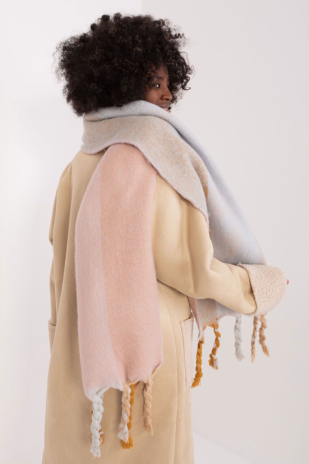   Szalik Model AT-SZ-2316.44P Light Pink - AT 