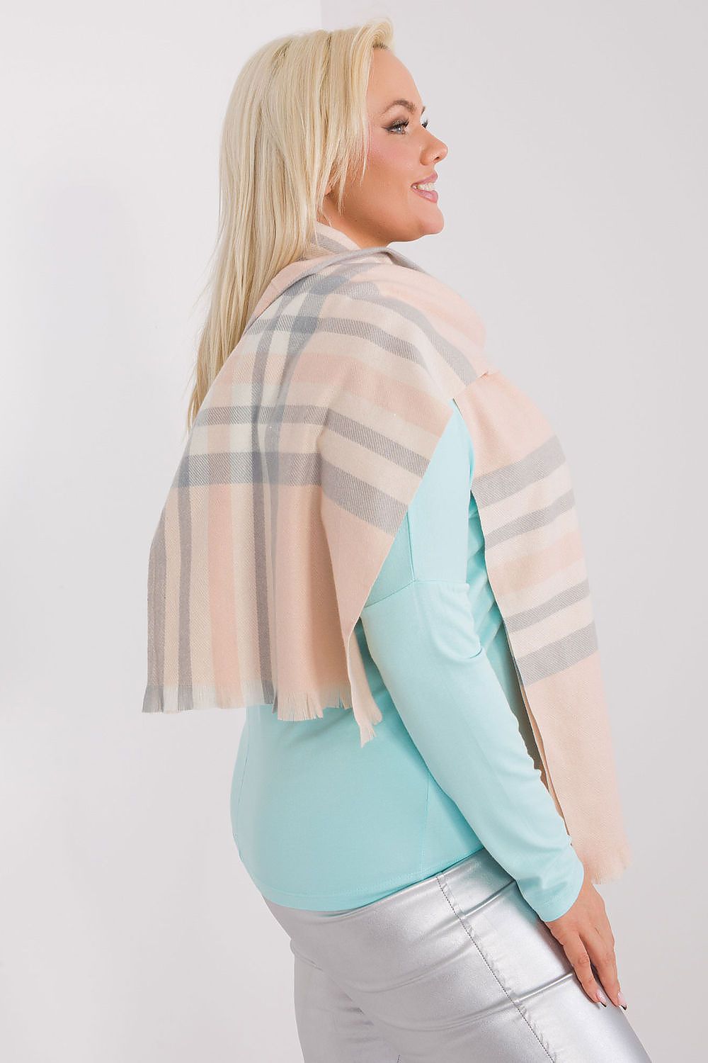   Szalik Model AT-SZ-23125-1.26 Light Pink - AT 