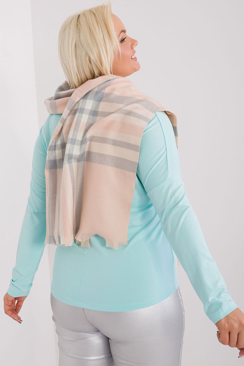   Szalik Model AT-SZ-23125-1.26 Light Pink - AT 