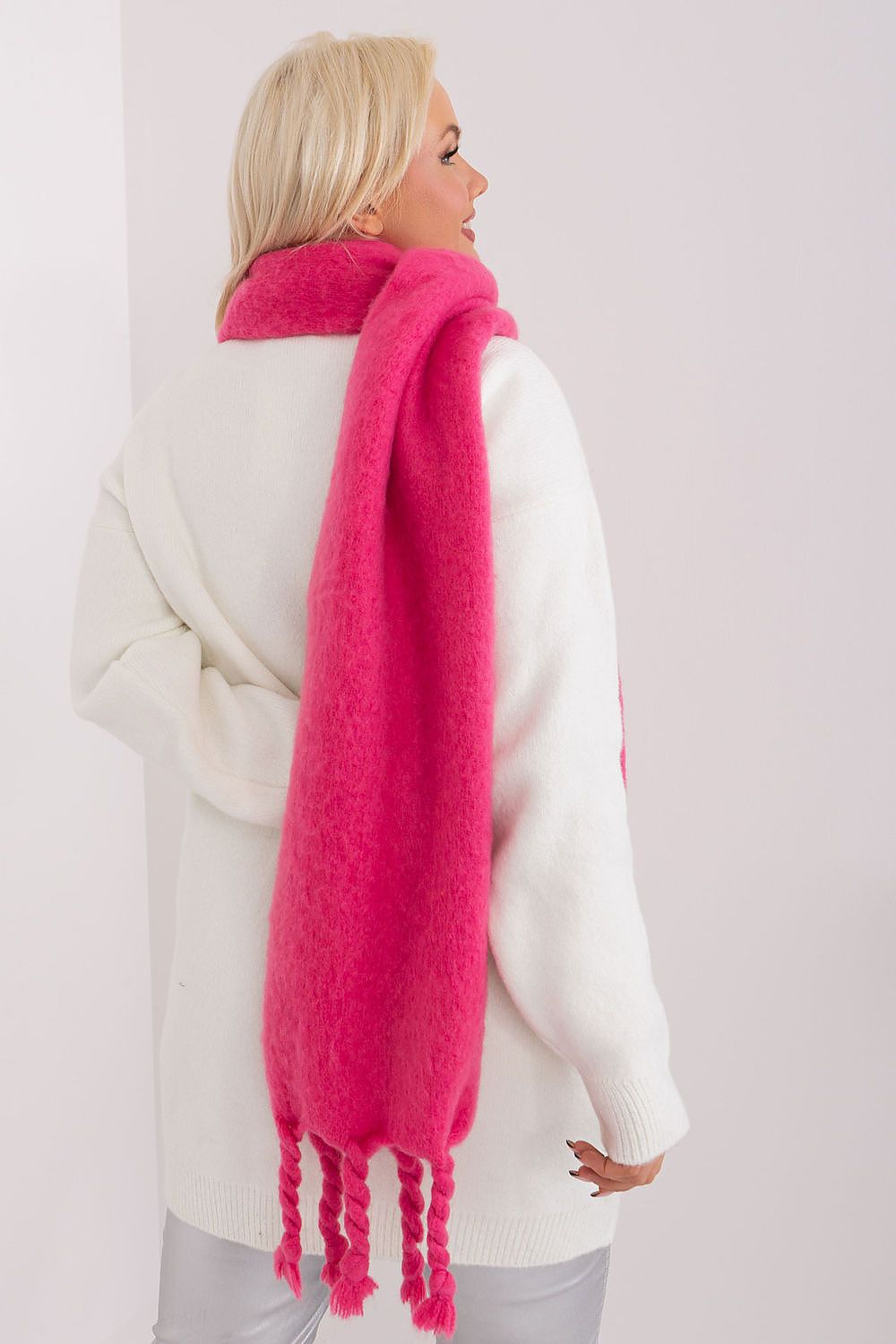   Szalik Model AT-SZ-2313502.53P Dark Pink - AT 