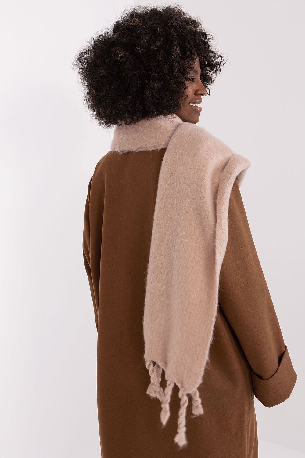   Szalik Model AT-SZ-2313502.20P Dark Beige - AT 