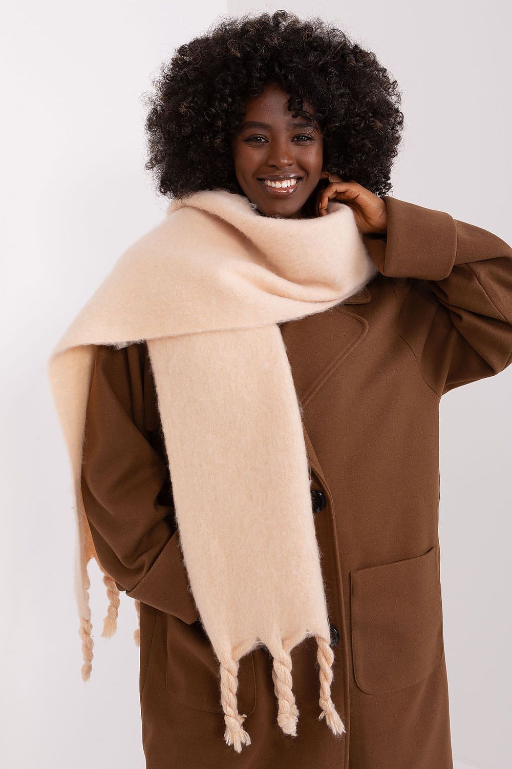   Szalik Model AT-SZ-2313502.20P Beige - AT 