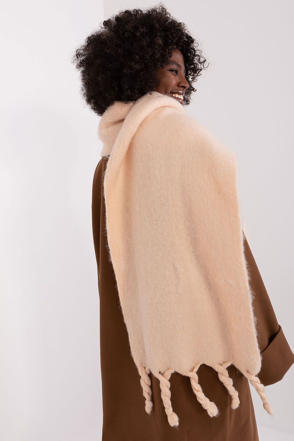   Szalik Model AT-SZ-2313502.20P Beige - AT 