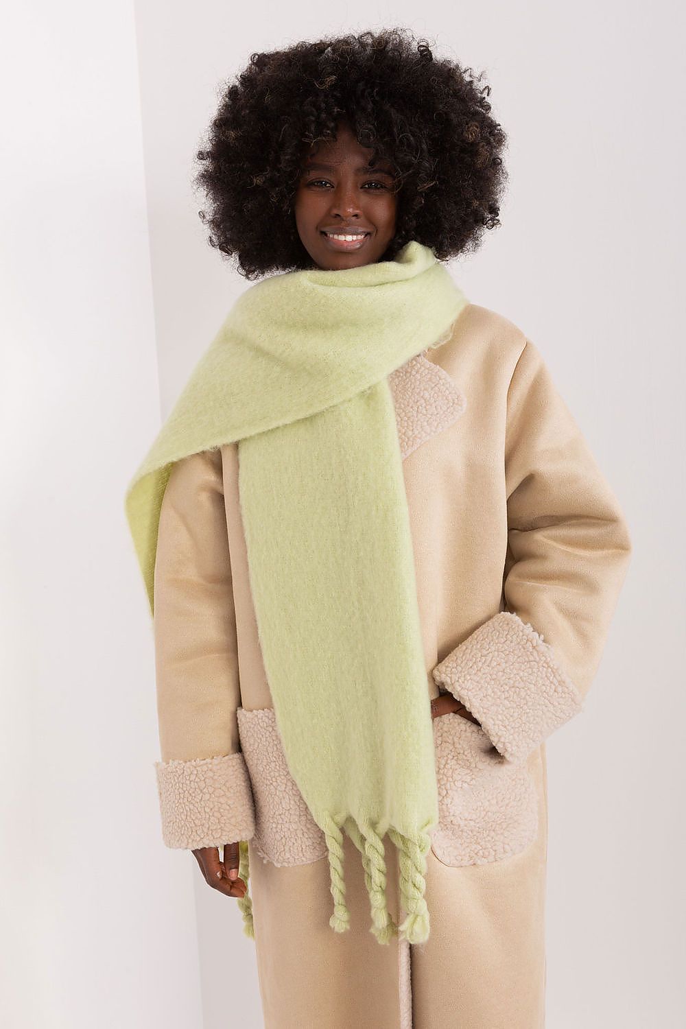   Szalik Model AT-SZ-2313502.20P Light Green - AT 