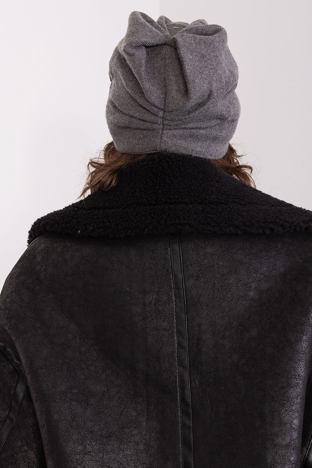   Czapka Model AT-CZ-23250.61P Dark Grey - AT 