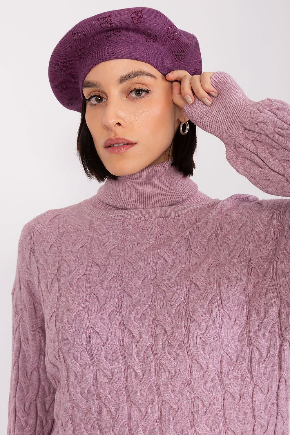   Beret Model AT-CZ-2318.27 Dark Violet - AT 