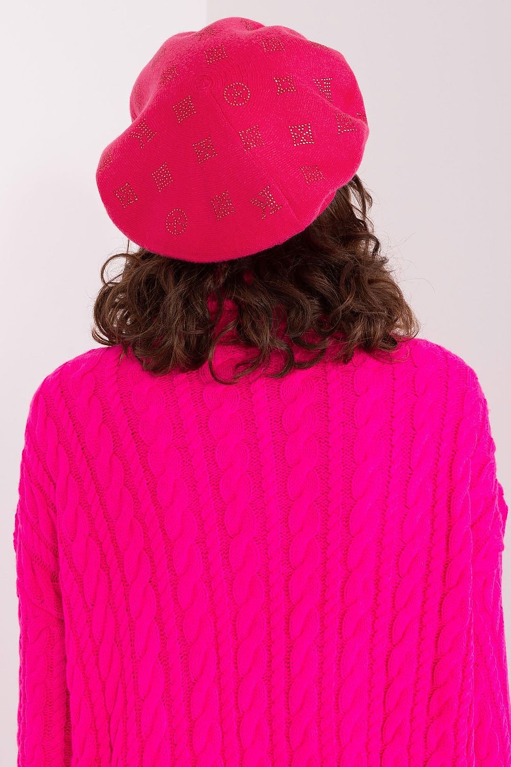  Beret Model AT-CZ-2318.27 Fuksja - AT 