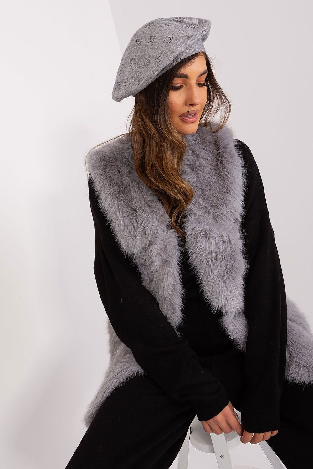   Beret Model AT-CZ-2318.27 Grey - AT 