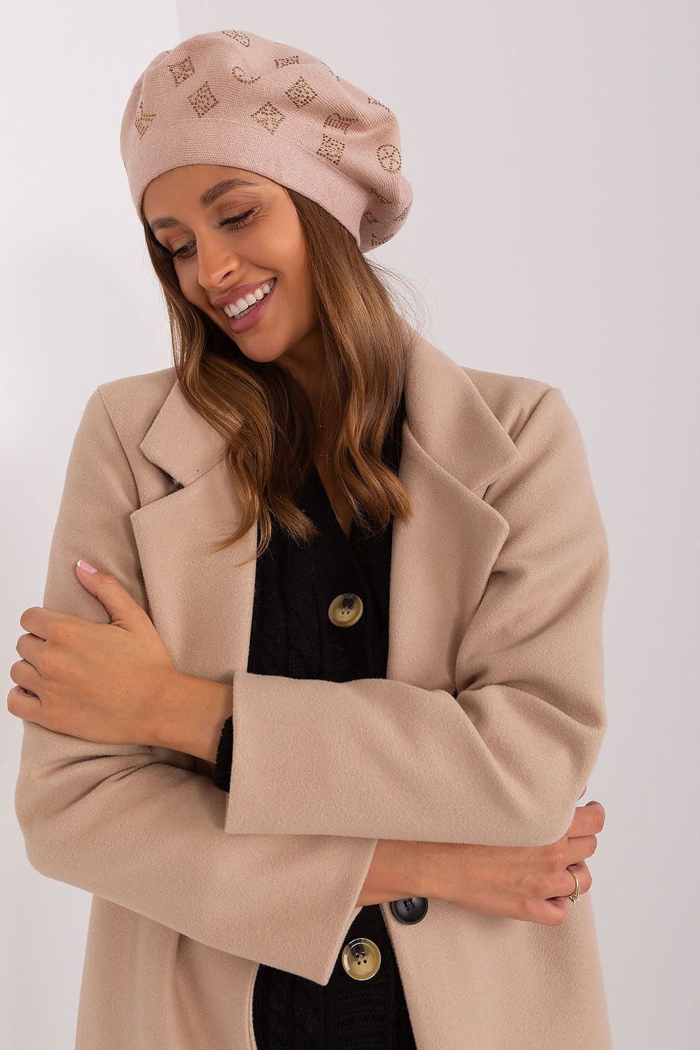   Beret Model AT-CZ-2318.30 Beige - AT 