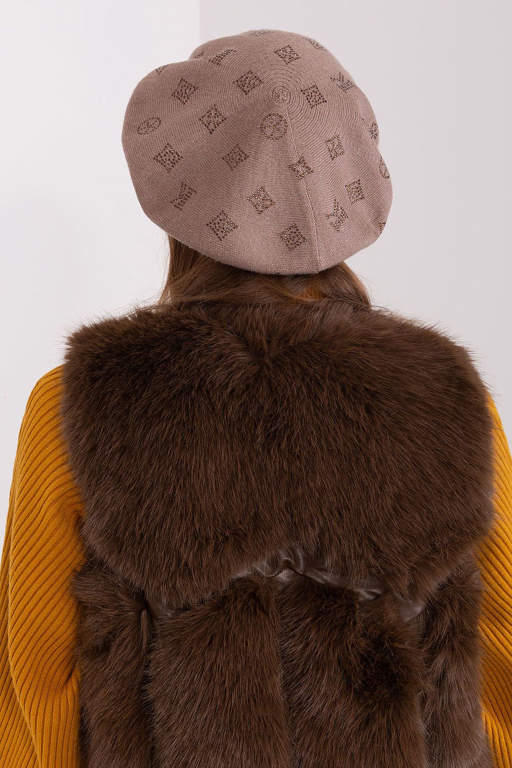   Beret Model AT-CZ-2318.26 Dark Beige - AT 