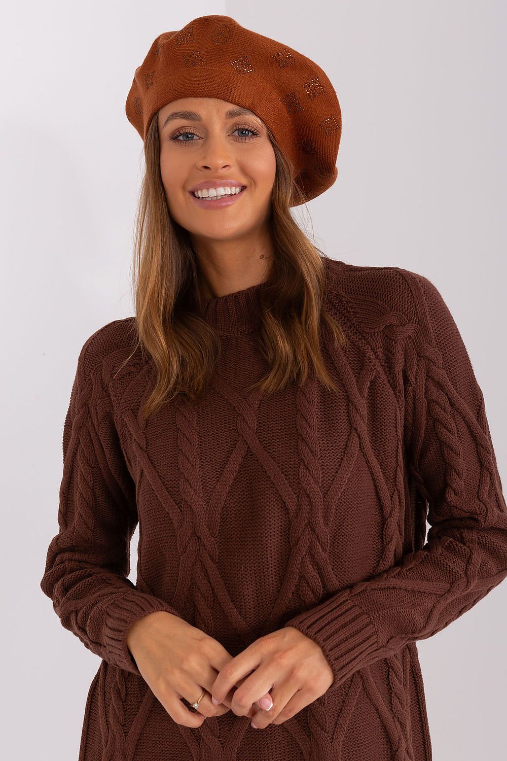   Beret Model AT-CZ-2318.26 Light Brown - AT 