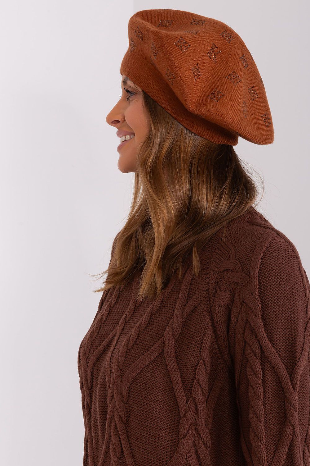   Beret Model AT-CZ-2318.26 Light Brown - AT 