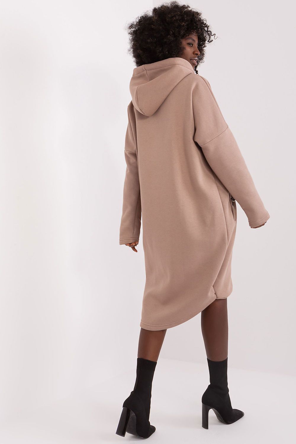   Bluza Damska Model RV-BL-4858-2.97P Dark Beige - Relevance 