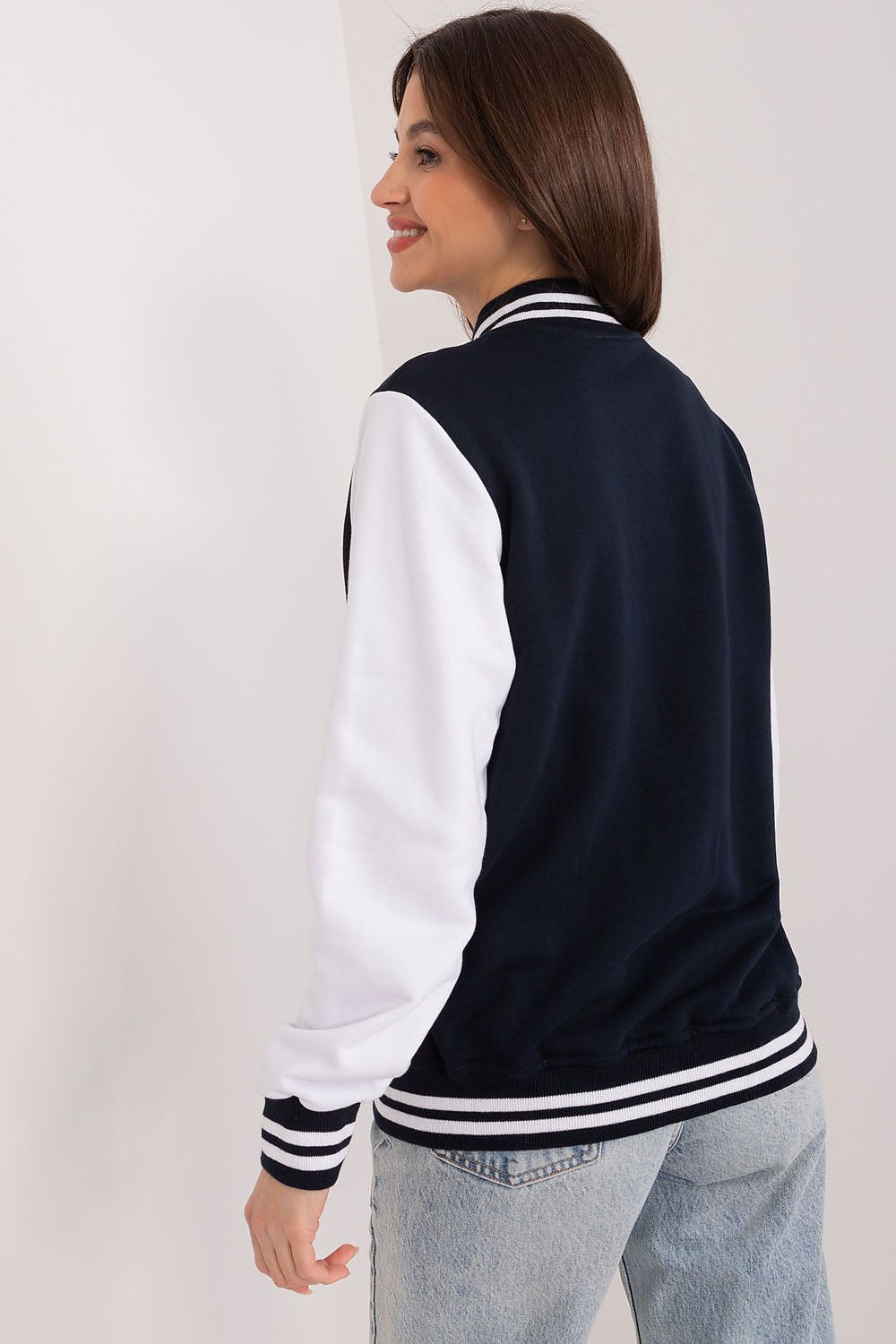   Bluza Damska Model RV-BL-7670.31 Navy - Relevance 